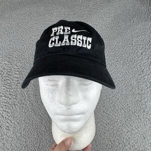 Nike‎ Steve Prefontaine PRE Classic Black Hat Oregon Track Heritage 86